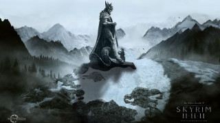 Dragon mountain skyrim hell cloudy - a mountain top free wallpaper for desktop