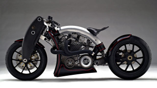 Motorcycle black silver red stripe - seat free wallpaper