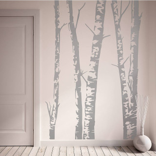 Wall tree decal room door - free forest wallpaper for tablet