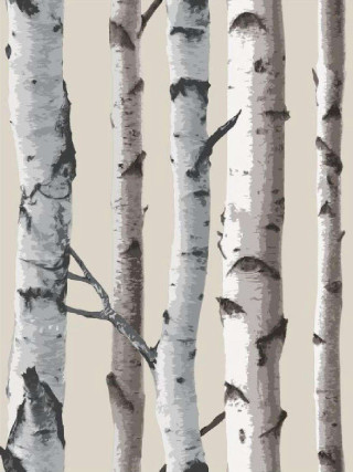Trees white brown beige background - a group of trees free wallpaper for mobile