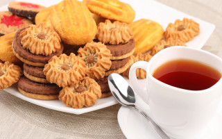 Cookies tea plate spoon spoonrest - the plate free wallpaper