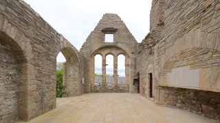 Stone building stone walkway stone - a stone building free wallpaper