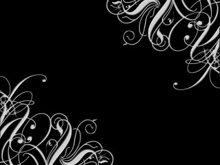 Black white fancy design background - modern european ink painting free wallpaper for desktop