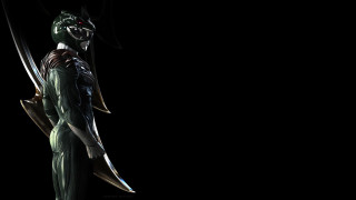 Man green suit sword black 2 - a green suit holding free wallpaper for desktop