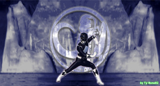 Man black white kickbox pose - fabien charuau free wallpaper