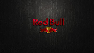 Red bull logo black background - the other side free wallpaper for desktop