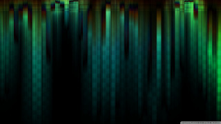 Blurry forest trees green red - chromatic aberration free wallpaper