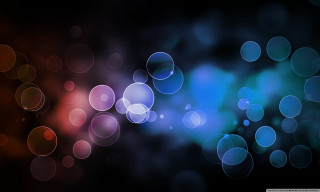 Blurry black background blue red 2 - a blurry photo free wallpaper for desktop