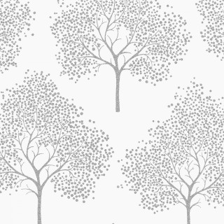 Tree pattern white background silver - a storybook illustration free wallpaper for tablet