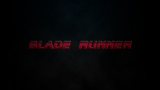 Red text blade runner black - a red text free wallpaper