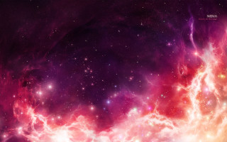 Space scene stars purple background - a space scene free wallpaper