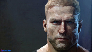 Bald man blue eyes low - a bald head free wallpaper