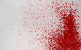 Blood splatter abstract portrait red - alberto seveso free wallpaper