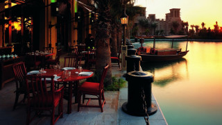 Restaurant boat water sunset dawn - the water free wallpaper