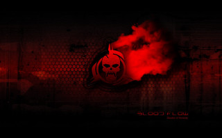 Red black wall skull red - mouth free wallpaper for desktop