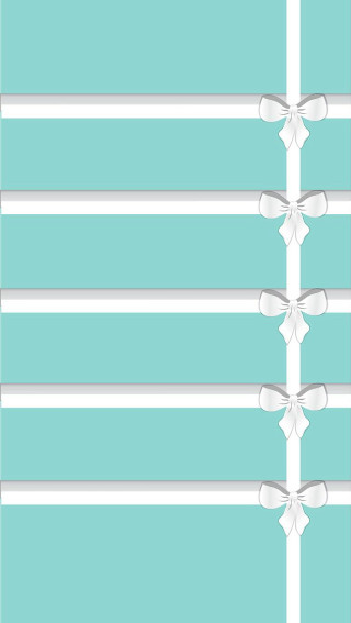 Blue white striped bows ribbons - a white stripe free wallpaper for mobile