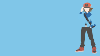 Person hat backpack blue background 2 - emiliano ponzi free wallpaper