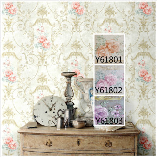 Dresser clock vase wallpaper flowers - top of it next free wallpaper