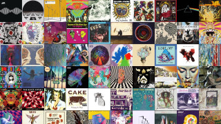 Collage posters people animals colors - single free wallpaper for desktop