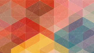 Colorful geometric argyle brick honeycomb - surreal design free wallpaper for desktop