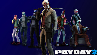 Payday group people blue background - adam manyoki free wallpaper