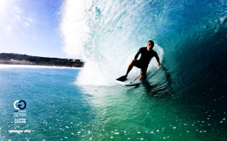 Surfing wave ocean sunny day 2 - ben thompson free wallpaper
