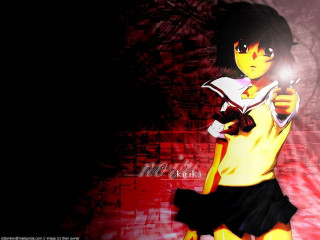 Girl yellow shirt black skirt - a yellow shirt free wallpaper