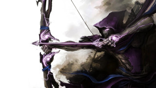 Woman bow arrow digital painting - a digital painting of a woman free wallpaper
