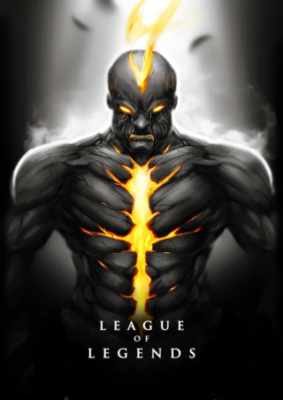 Demonic man yellow flame black - demonic free wallpaper for mobile
