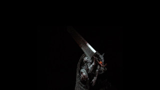 Large knife dark background black - dark soul free wallpaper