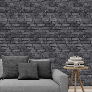 Couch table brick wall bookshelf - a lamp free wallpaper for tablet