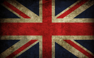 Grungy british flag faded edges - high definition free wallpaper