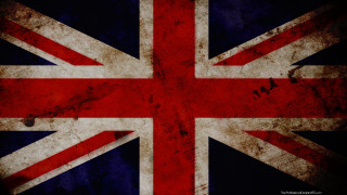 Grungy british flag faded edge - faded free wallpaper
