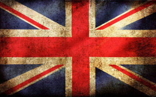 Grungy british flag faded edges 2 - faded free wallpaper