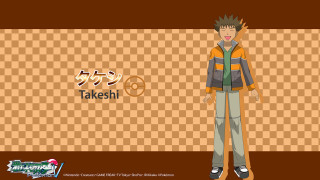Cartoon character checkered wallpaper takeshi - japanese free wallpaper for desktop