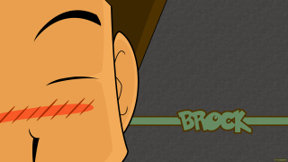 Cartoon character mustache name green - a green stripe free wallpaper