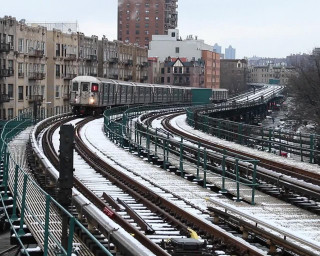 Train snow cityscape tokyo architecture - a traffic light free wallpaper