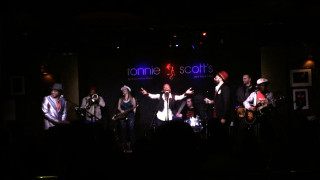 Stage performance microphone guitar group - funk art free wallpaper