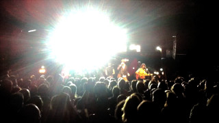 Crowd stage bright light person - spotlight free wallpaper