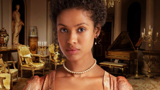 Woman pink dress pearl necklace - constance gordoncumming free wallpaper