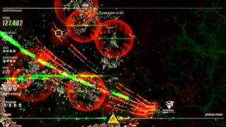 Green red laser space image - space free wallpaper for desktop