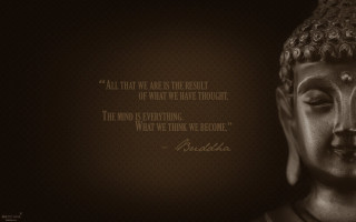 Buddha statue quote inscription peace - everything free wallpaper