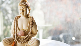 Buddha statue table window glass - a buddha statue free wallpaper