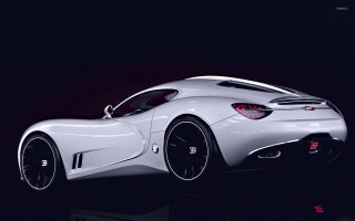 White sports car red light 4 - a red light free wallpaper