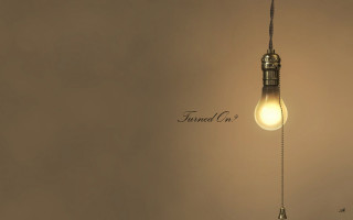Light bulb hanging chain message - bernt tunold free wallpaper