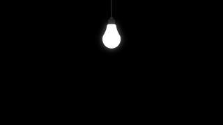 Lit bulb minimalism moon monochrome - free light wallpaper for desktop