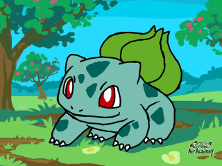 Pokemon cartoon leaf back wide - its back free wallpaper for desktop