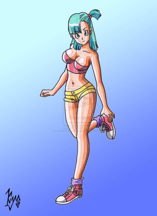 Cartoon girl bikini sneakers tennis - her other hand free wallpaper for mobile