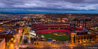 Baseball stadium night cloudy sky - a baseball stadium free wallpaper