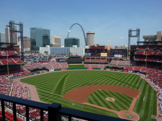 Baseball stadium st louis arch - ultra free wallpaper